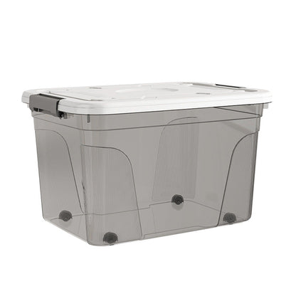 Aufbewahrungsbox mit transparentem Deckel und großem Volumen