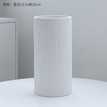 Texturierte Holzmaserung dekorative Vase