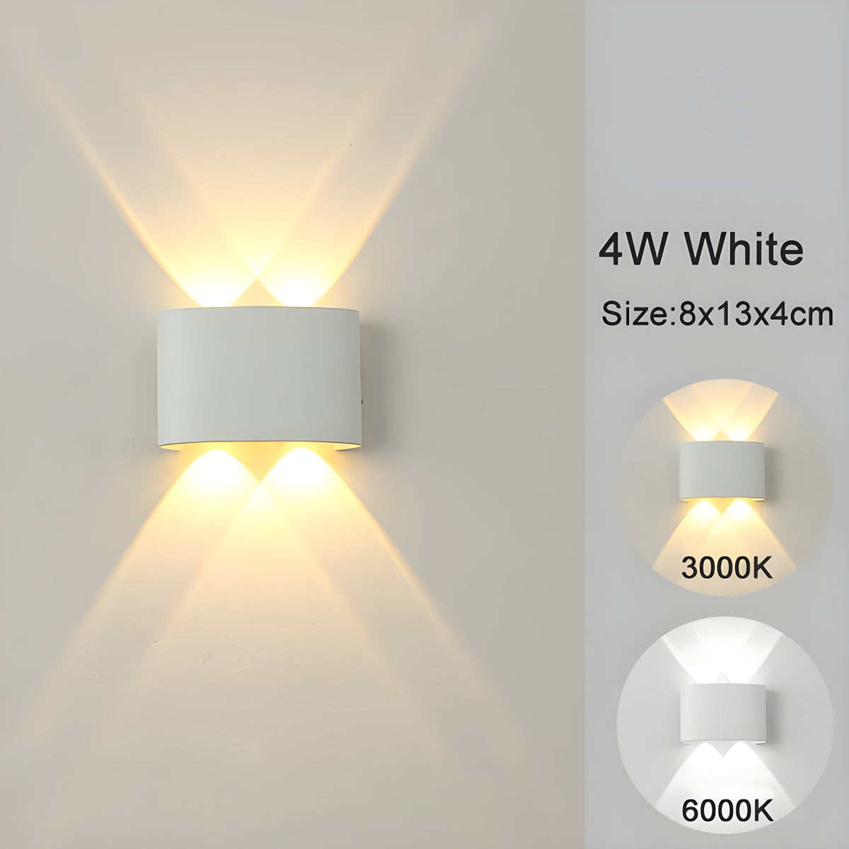 LED-Wandlampen für den Innen- und Außenbereich