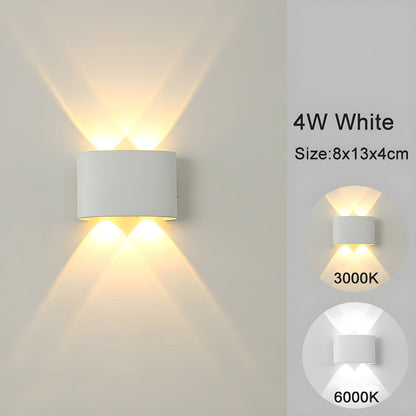 LED-Wandlampen für den Innen- und Außenbereich