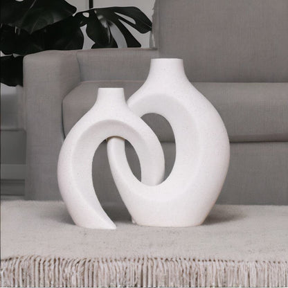 Gleora - Geflochtene Blumenvase