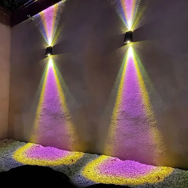 Wasserdichte Solarlichter für den Außenbereich – LED-Wandleuchten für Garten und Terrasse