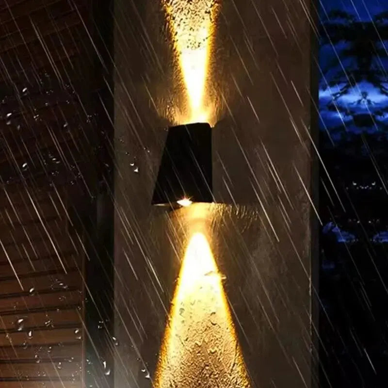 Wasserdichte Solarlichter für den Außenbereich – LED-Wandleuchten für Garten und Terrasse