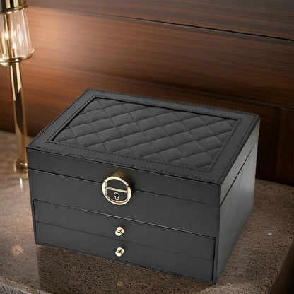 Elegancebox Luxus Schmuckbox – Mehrfachaufbewahrungsbox für Schmuck