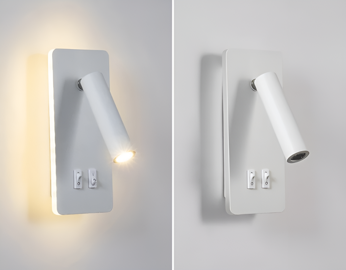 Swivel330 | Minimalistische Zylindrische Wandlampe – Einstellbares 330° Dimmbares LED-Wandlicht