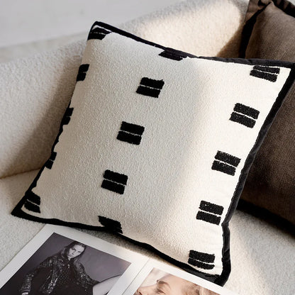 Luxus gesticktes Dekokissen mit Pferdedruck für Sofa und Wohnzimmer