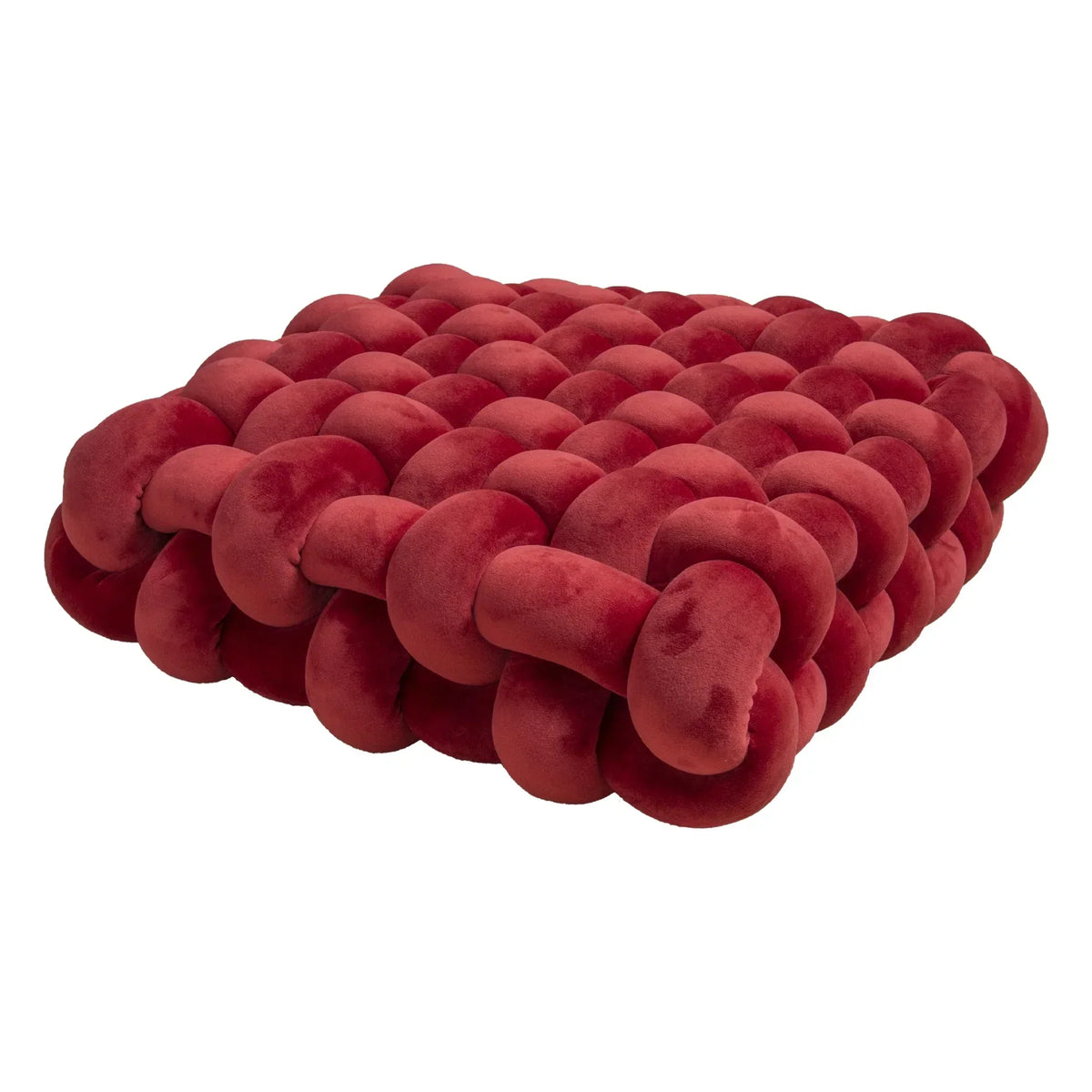 Chunky Woven Knot Cushion | Heim Zeile