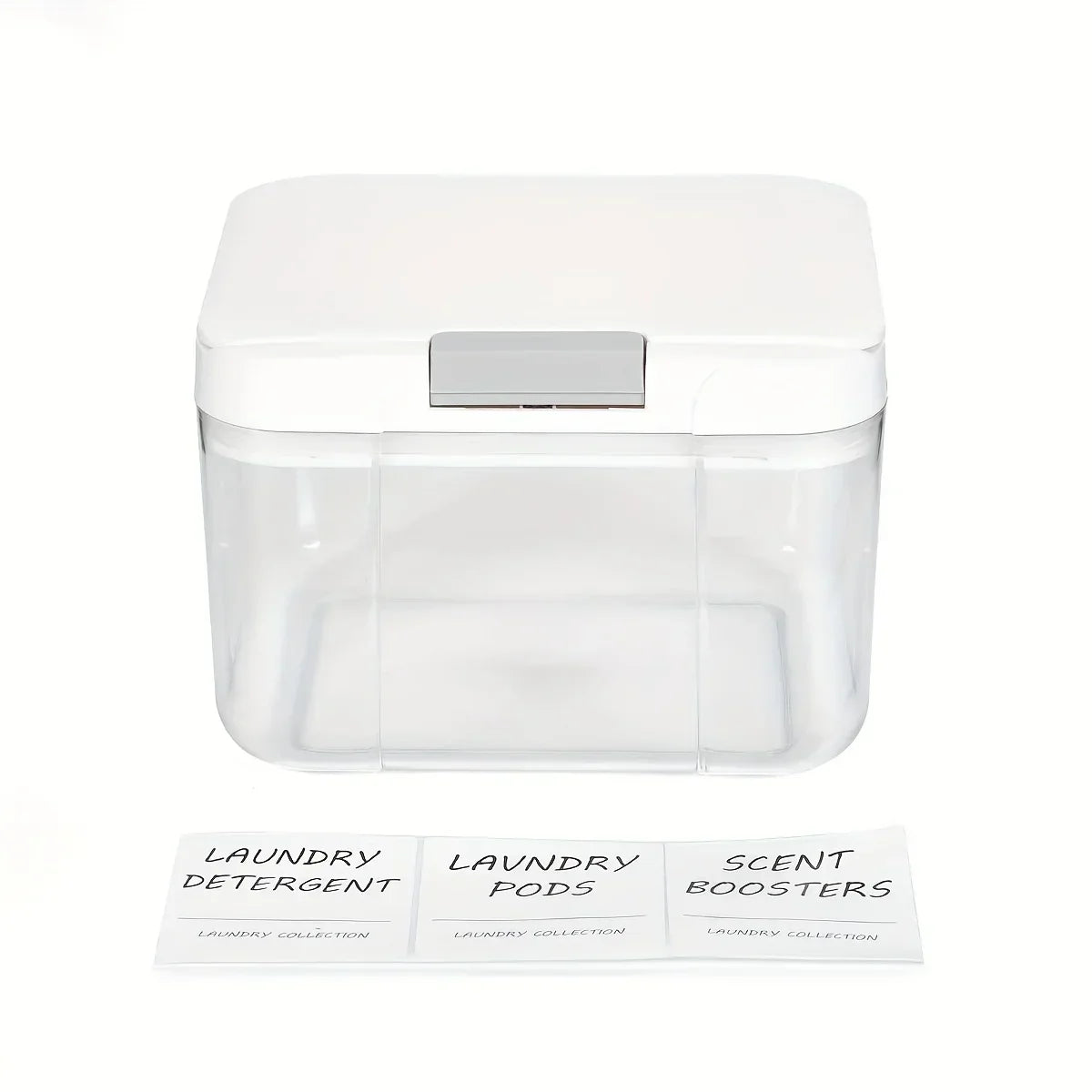Waschmittel-Pod-Aufbewahrungsbox mit Deckel