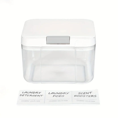Waschmittel-Pod-Aufbewahrungsbox mit Deckel