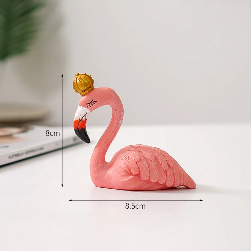 Nordic Flamingo Figur Figur Statue Skulptur Wohnzimmer Büro Hochzeitsfeier Ornamente Wohnkultur Dekoration Zubehör