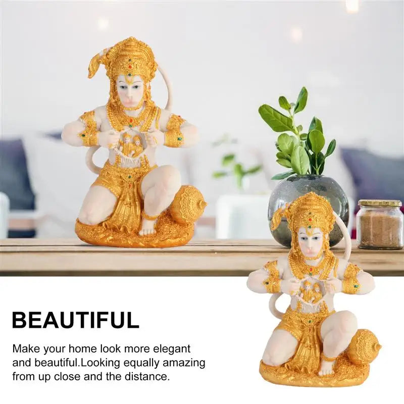 1 Stück Hanuman Buddha Affengott Figur Südostasiatischer Stil Zuhause Skulptur Lord Hanuman Statue Buddha Figur Ornament