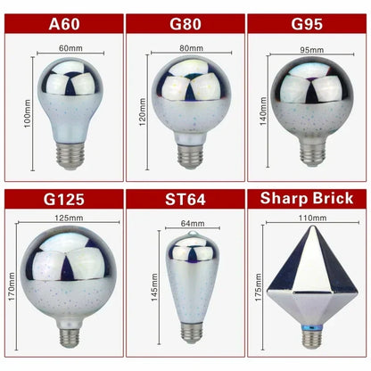 3D LED Lampe | Vintage Feuerwerkseffektlampe mit E27 Fassung | 6W 85–265V | Dekoration, Party- & Weihnachtsbeleuchtung | Auravia