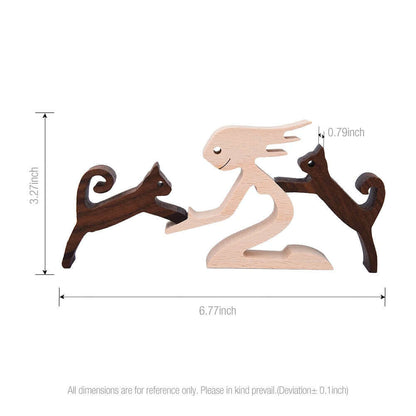 Dänische Holz Tierornamente
