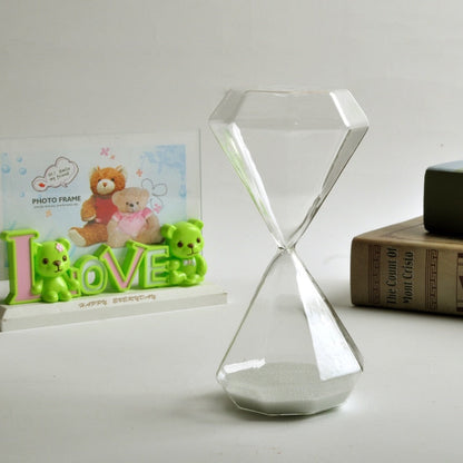 5–60 Minuten Diamant-Stundenglas, Sanduhr, Sanduhr, Kindergeschenk, Sanduhr, Wohnkultur, erhältlich in mehreren Farbvarianten