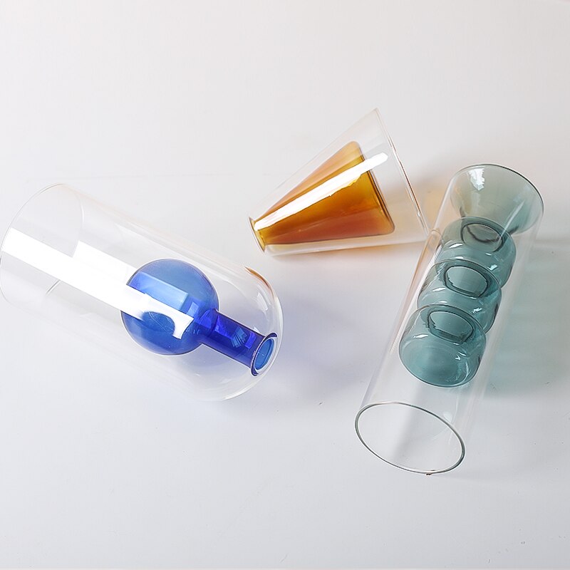 Bubbly Glass Vasen - Undurchsichtig