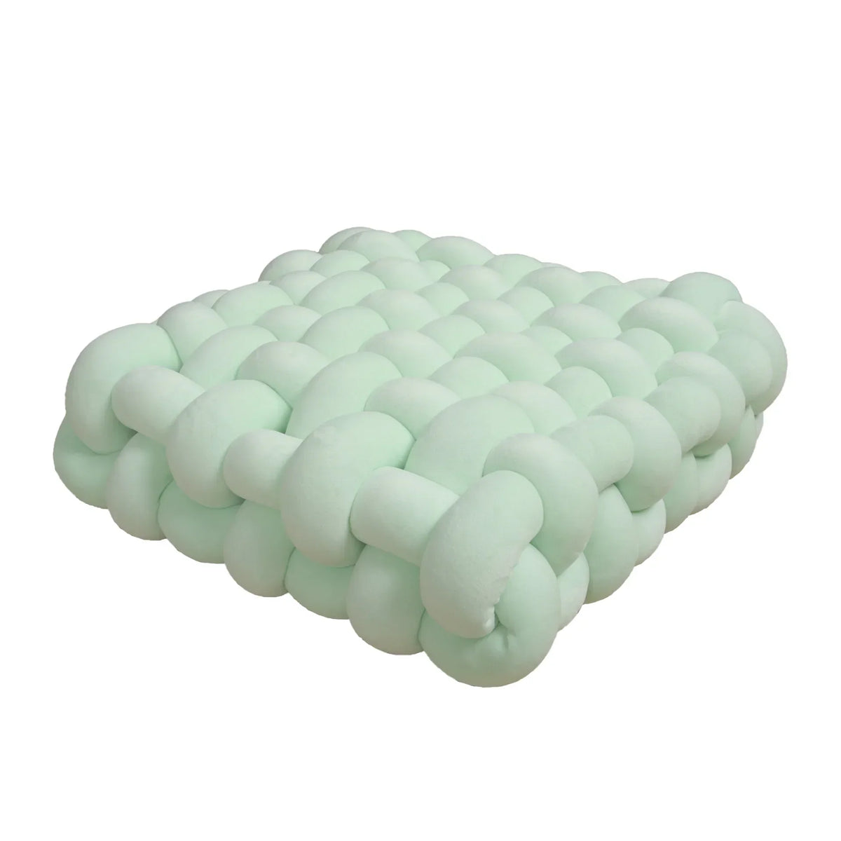 Chunky Woven Knot Cushion | Heim Zeile