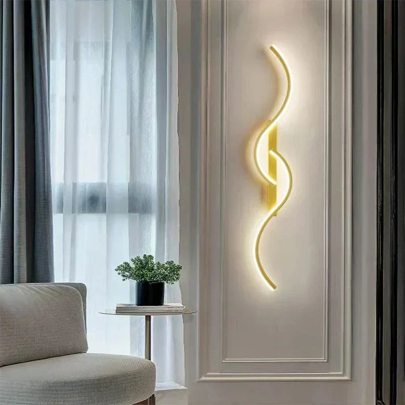 LED Lounge Wandleuchten – Dimmable Silikon-Wandleuchte für Schlafzimmer, Wohnzimmer und Flur, moderne Beleuchtungslösung für Zuhause