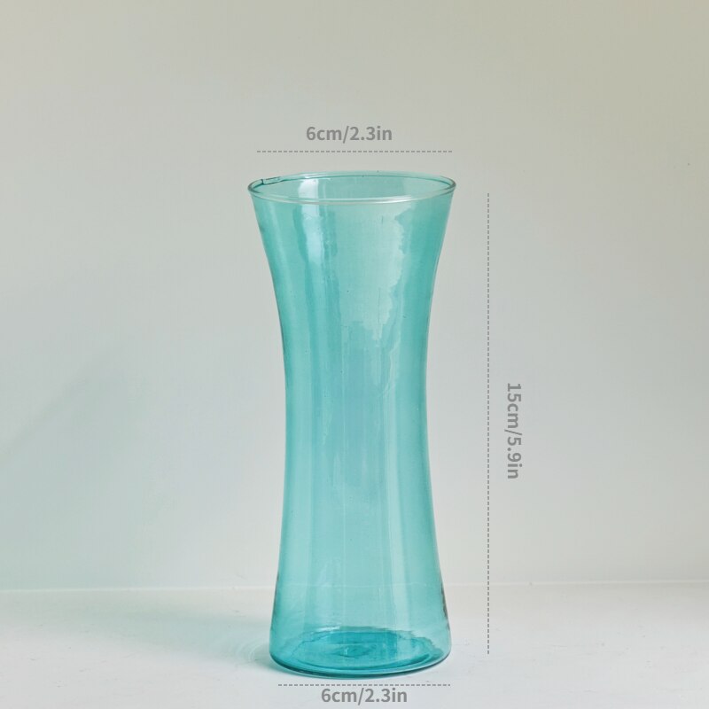 Gradient farbige Glasvase