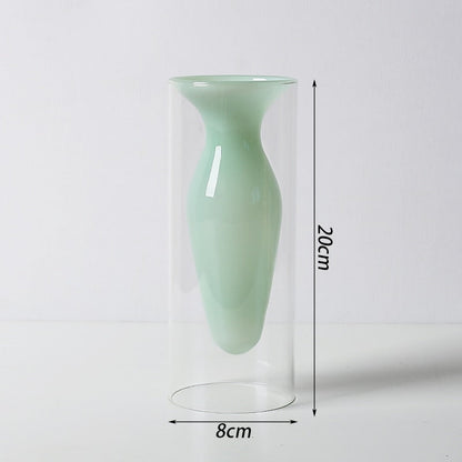 Bubbly Glass Vasen - Undurchsichtig