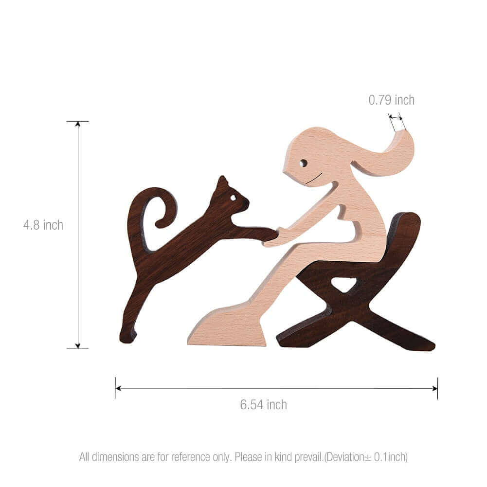 Dänische Holz Tierornamente