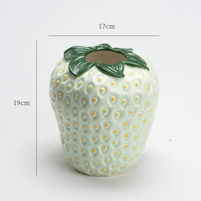 Hässliche Erdbeer-Vase