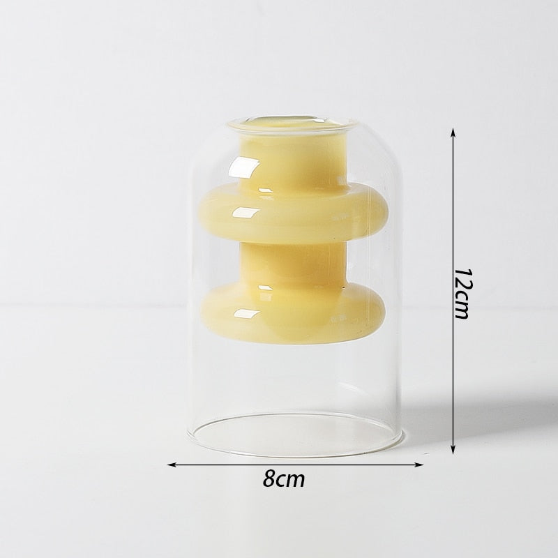 Bubbly Glass Vasen - Undurchsichtig
