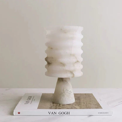 Weißer Onyx Blumenvasen