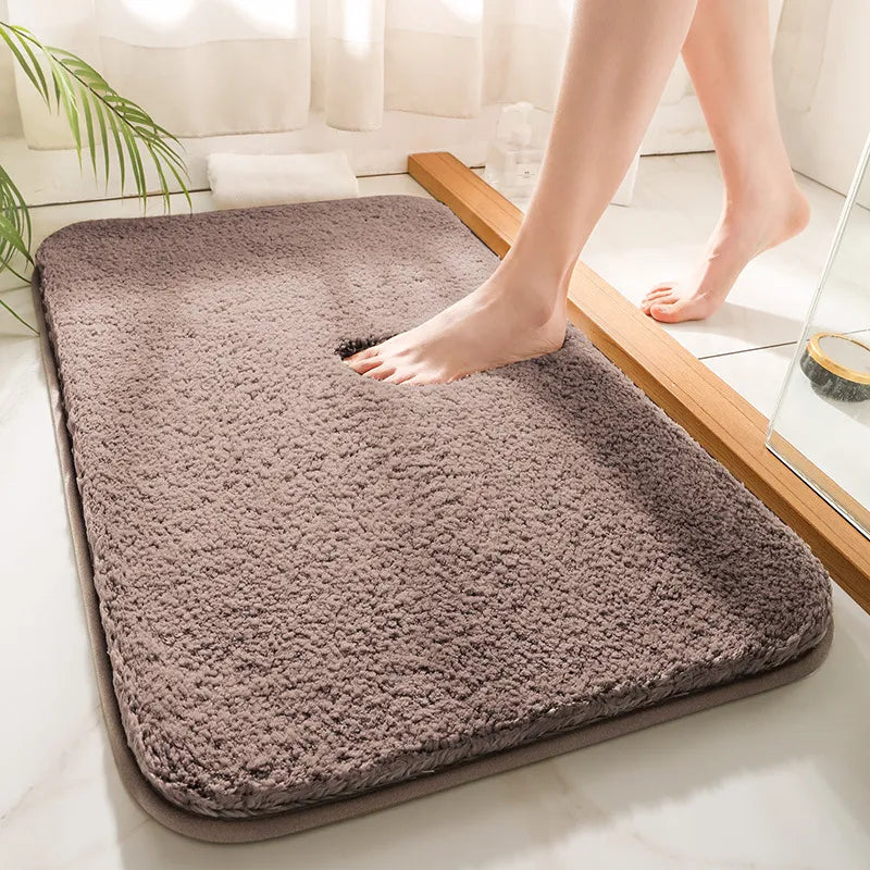 SoftStep Luxe Badematte – Extra dicke Mikrofaser-Matte mit rutschfester und hoher Absorption