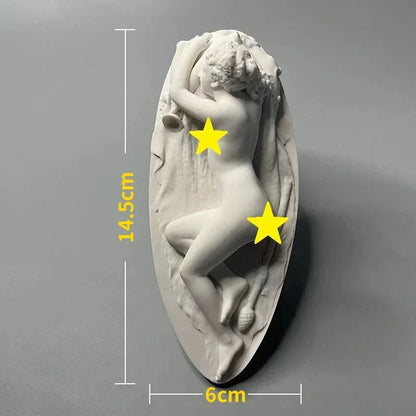 Nordic INS Stil Charakter Gips Statue DIY Gemalte Skizze Fotografie Requisiten Tischdekorationen Wohnkunst Gips Dekoration