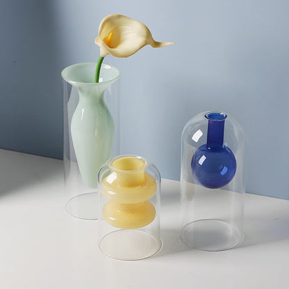 Bubbly Glass Vasen - Undurchsichtig