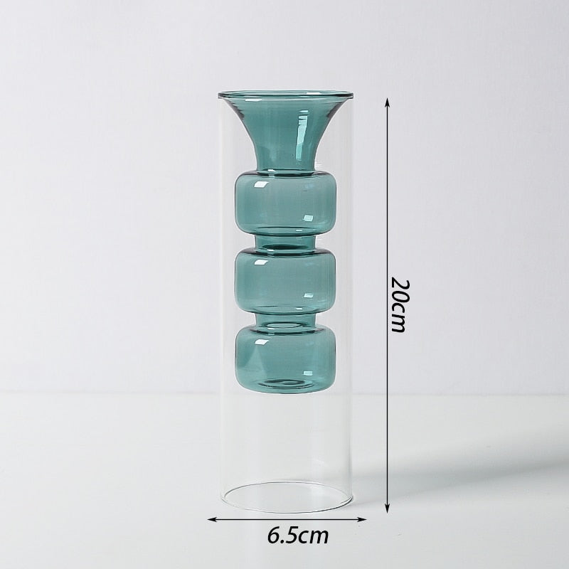 Bubbly Glass Vasen - Undurchsichtig