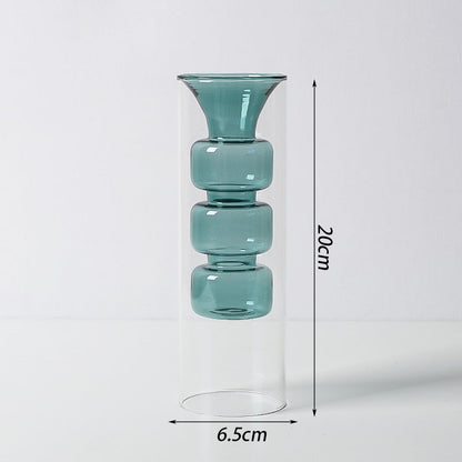 Bubbly Glass Vasen - Undurchsichtig
