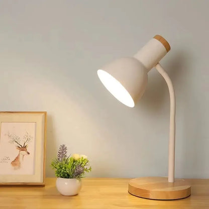 Herbst- und Winterbeleuchtung | Nordeuropäische kreative Holzkunst Eisen LED Schreibtischlampe - Moxie