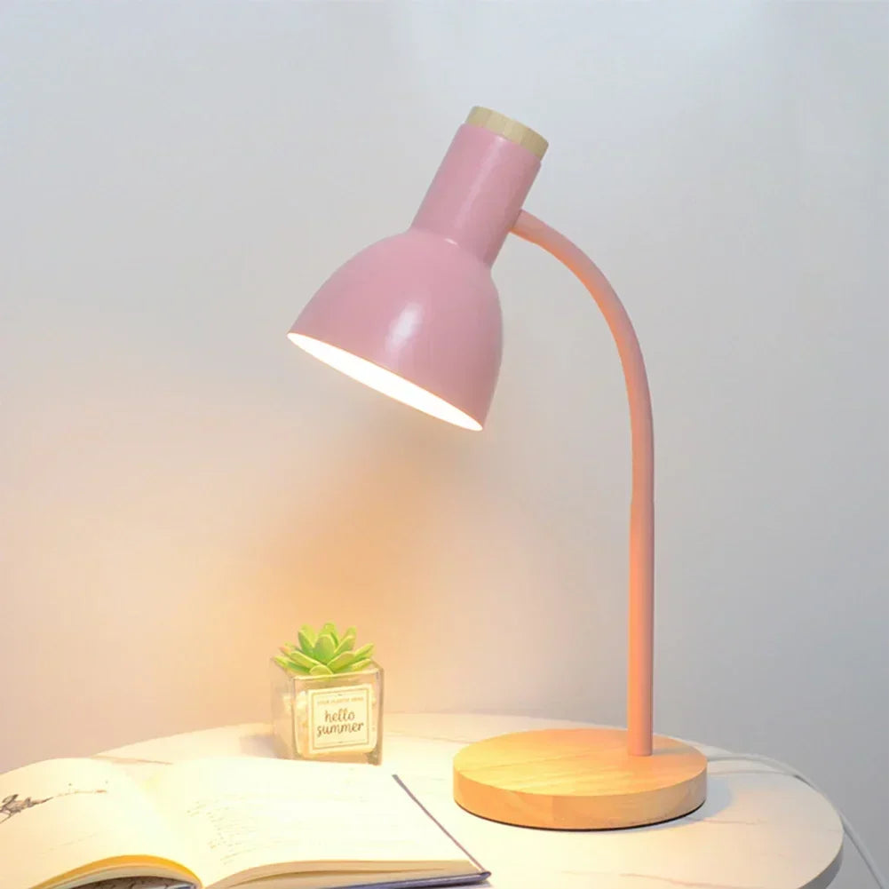 Herbst- und Winterbeleuchtung | Nordeuropäische kreative Holzkunst Eisen LED Schreibtischlampe - Moxie
