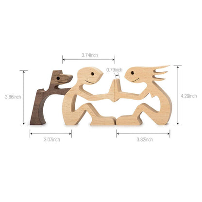 Dänische Holz Tierornamente