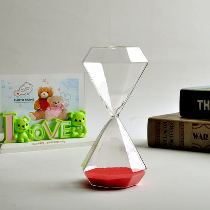 5–60 Minuten Diamant-Stundenglas, Sanduhr, Sanduhr, Kindergeschenk, Sanduhr, Wohnkultur, erhältlich in mehreren Farbvarianten