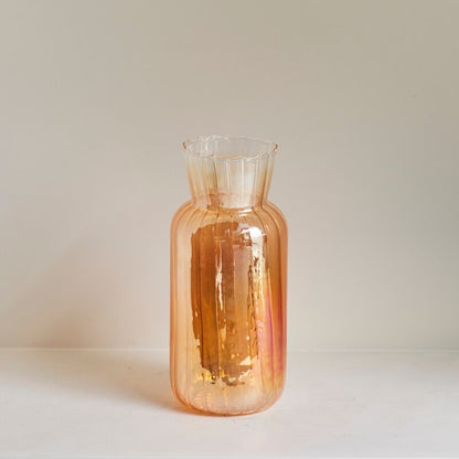 Goldene Mantel-Glasvase