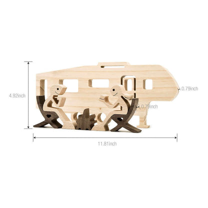Dänische Holz Tierornamente