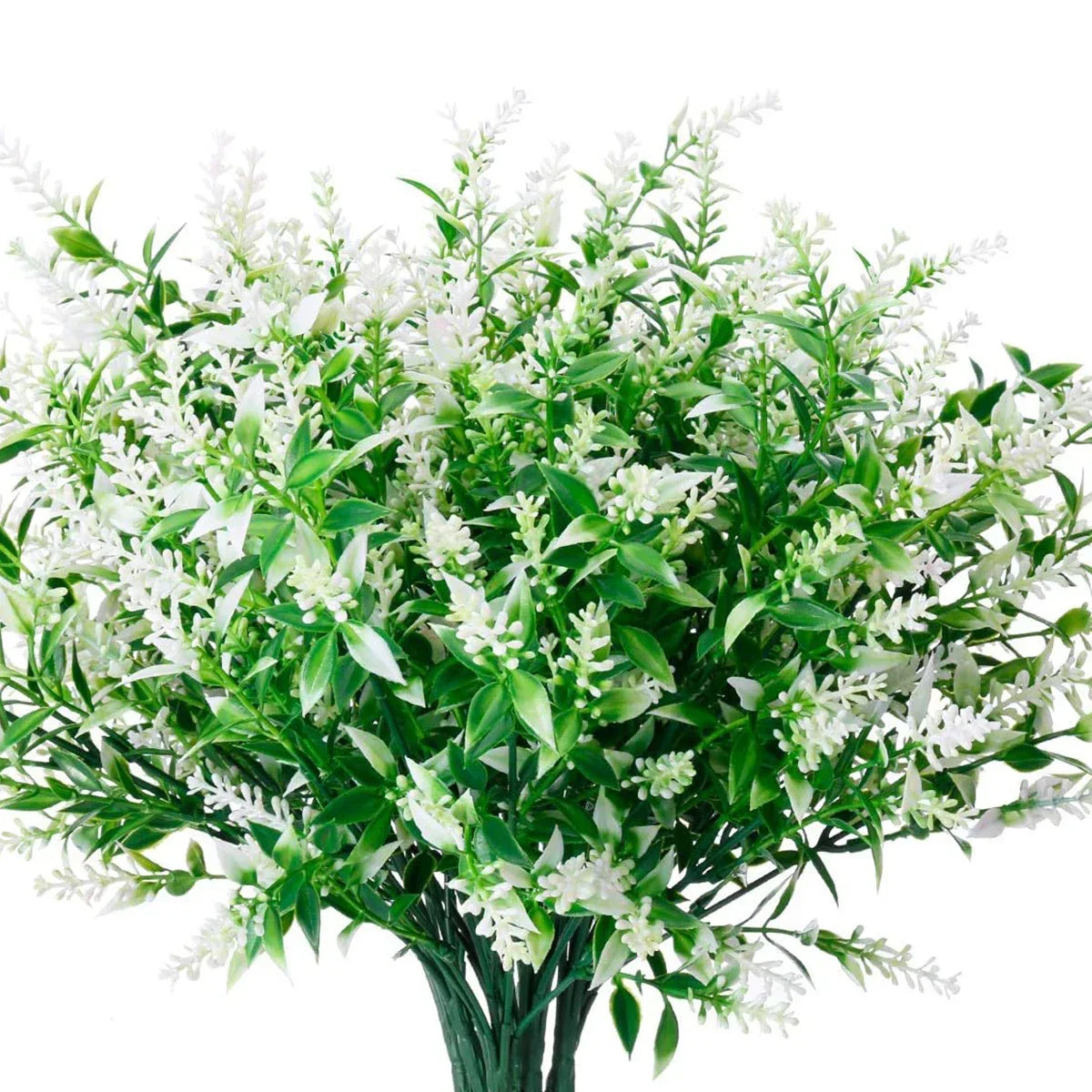 Florabell 12-teiliges Set Künstliche Lavendel Künstliche Pflanzen für Hochzeiten, Vasen, Girlanden & Dekoration für Innen & Außen