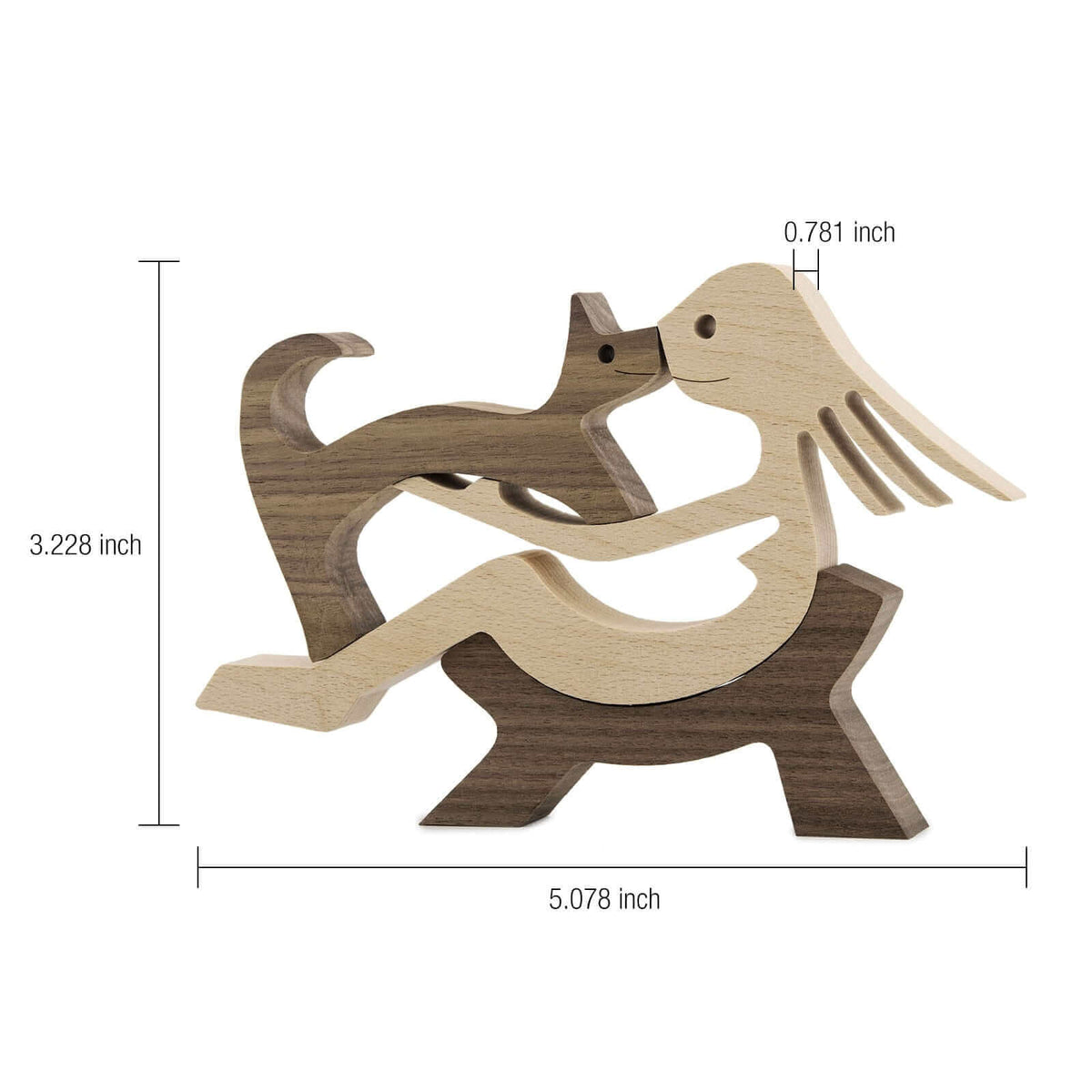 Dänische Holz Tierornamente