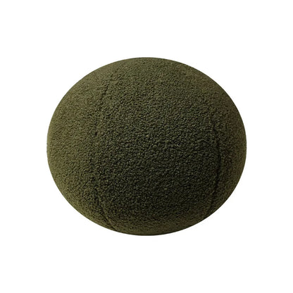 Nordic Bouclé Abstract Kissen – Minimalistisches Plüschkissen | Heim Zeile