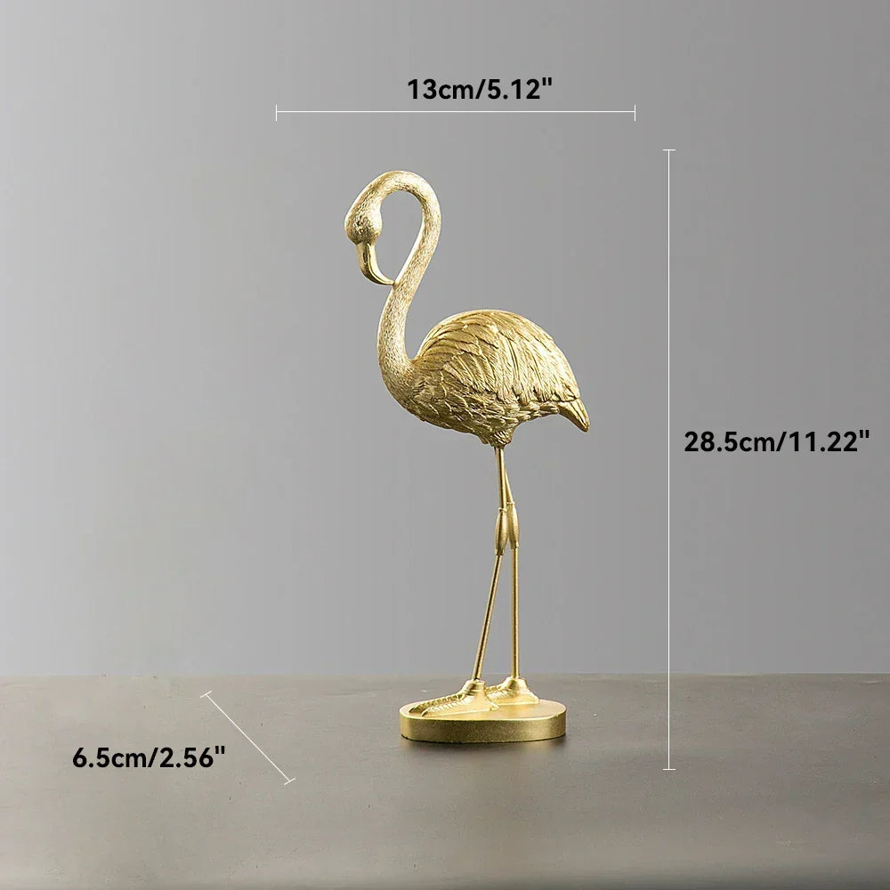 Nordic Flamingo Figur Figur Statue Skulptur Wohnzimmer Büro Hochzeitsfeier Ornamente Wohnkultur Dekoration Zubehör