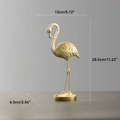 Nordic Flamingo Figur Figur Statue Skulptur Wohnzimmer Büro Hochzeitsfeier Ornamente Wohnkultur Dekoration Zubehör