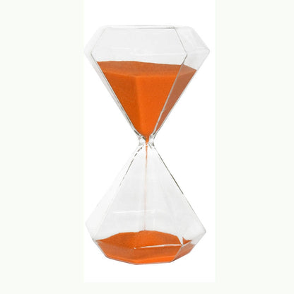 5–60 Minuten Diamant-Stundenglas, Sanduhr, Sanduhr, Kindergeschenk, Sanduhr, Wohnkultur, erhältlich in mehreren Farbvarianten