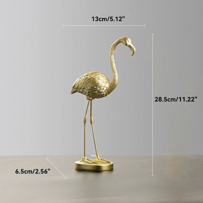 Nordic Flamingo Figur Figur Statue Skulptur Wohnzimmer Büro Hochzeitsfeier Ornamente Wohnkultur Dekoration Zubehör