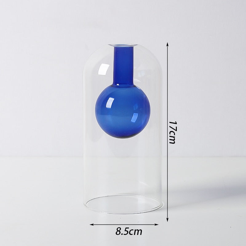 Bubbly Glass Vasen - Undurchsichtig