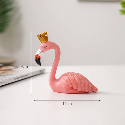 Nordic Flamingo Figur Figur Statue Skulptur Wohnzimmer Büro Hochzeitsfeier Ornamente Wohnkultur Dekoration Zubehör