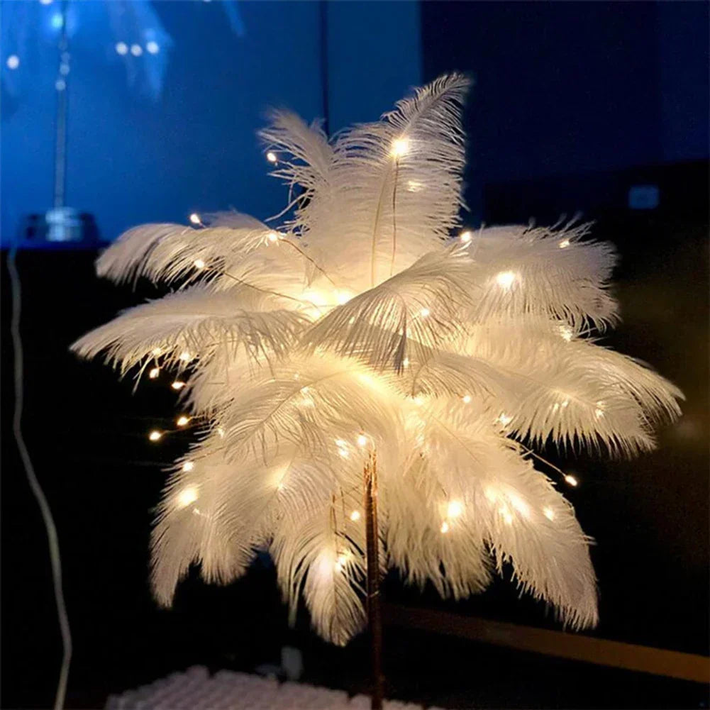 LED Frühling Tischlampe Nachtlicht USB-betrieben Fernbedienung Nachtlampen