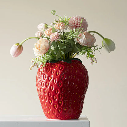 Hässliche Erdbeer-Vase