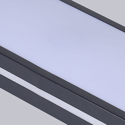 Minimalistische LED-Deckenlampe aus Eisen und Acryl
